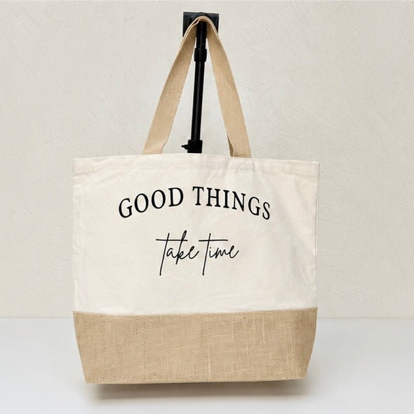 Borsa estiva con frase lifestyle