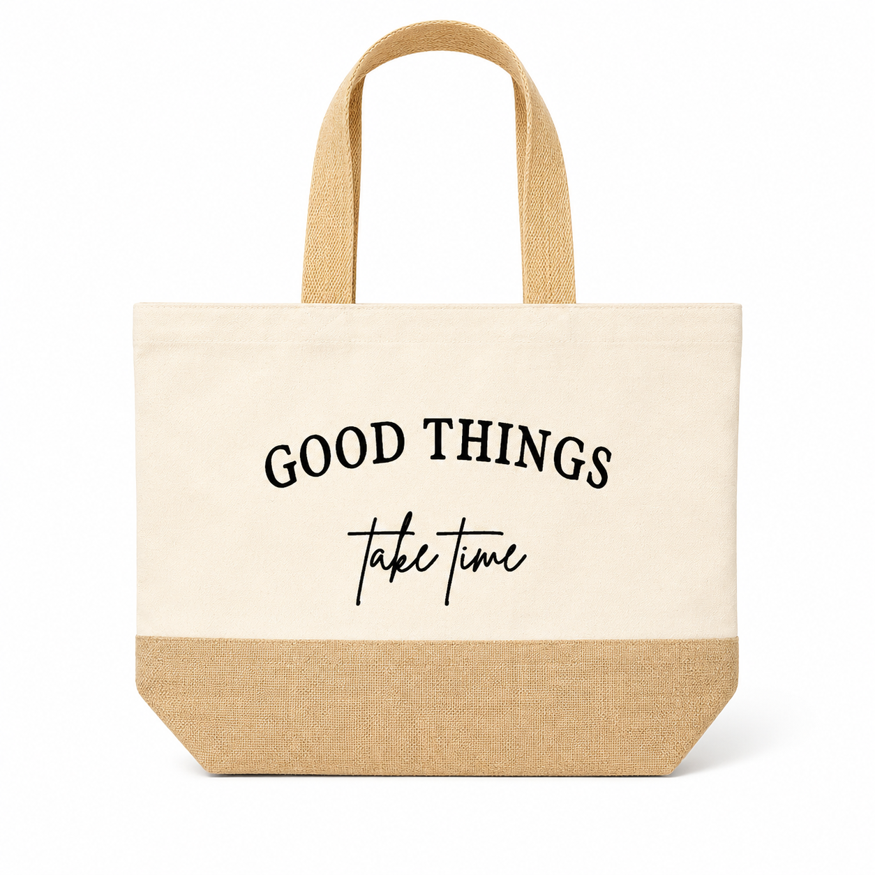 Borsa estiva con frase lifestyle