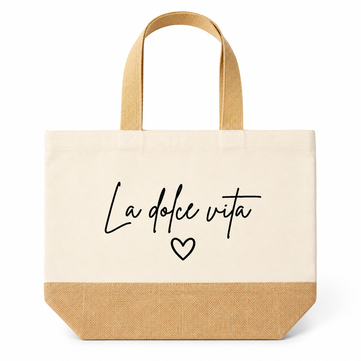 Borsa estiva con frase lifestyle