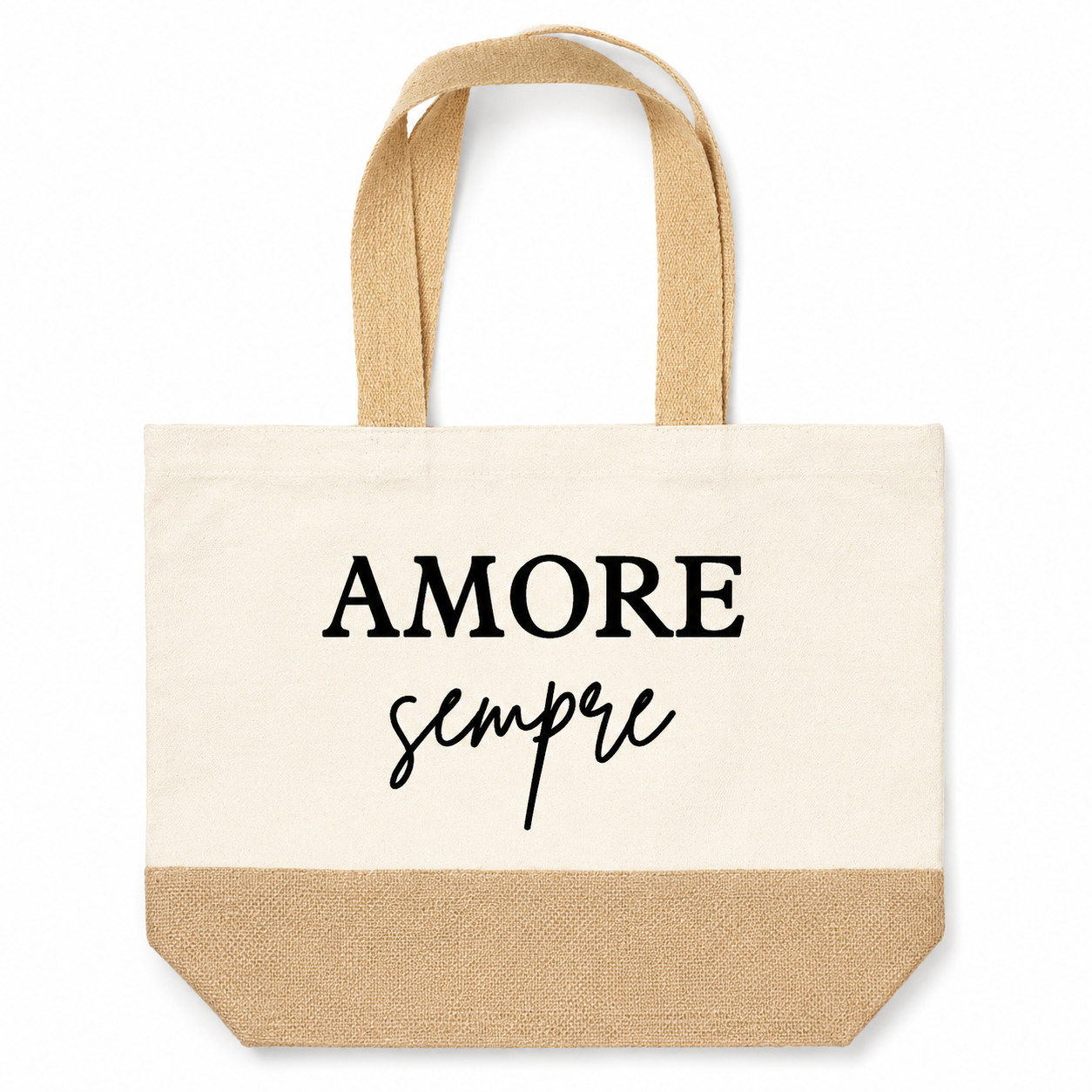 Borsa estiva con frase lifestyle