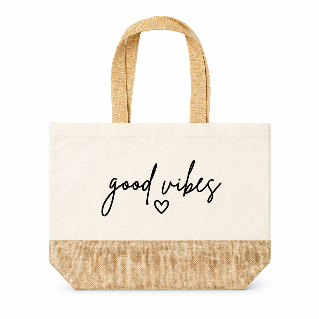 Borsa estiva con frase lifestyle