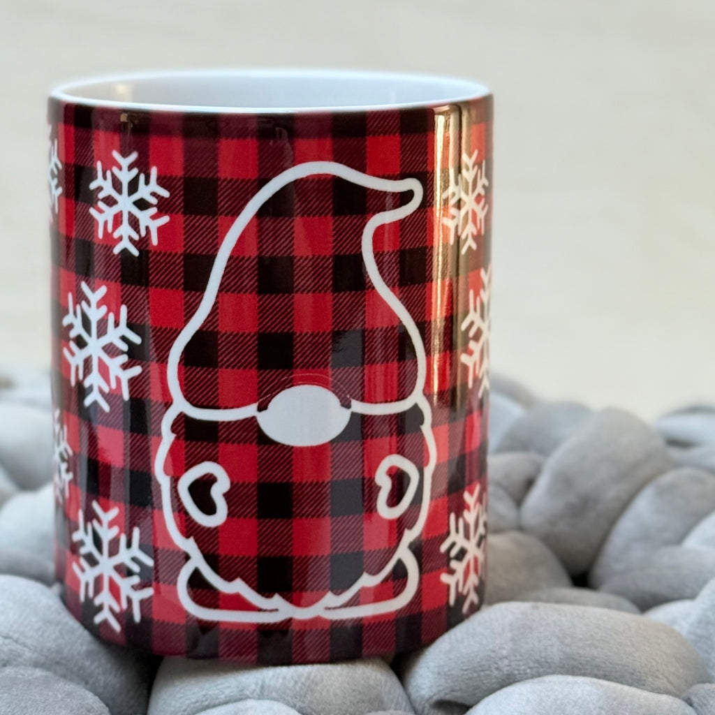 Tazza natalizia gnomo design natalizio magia feste CG CREATIONS