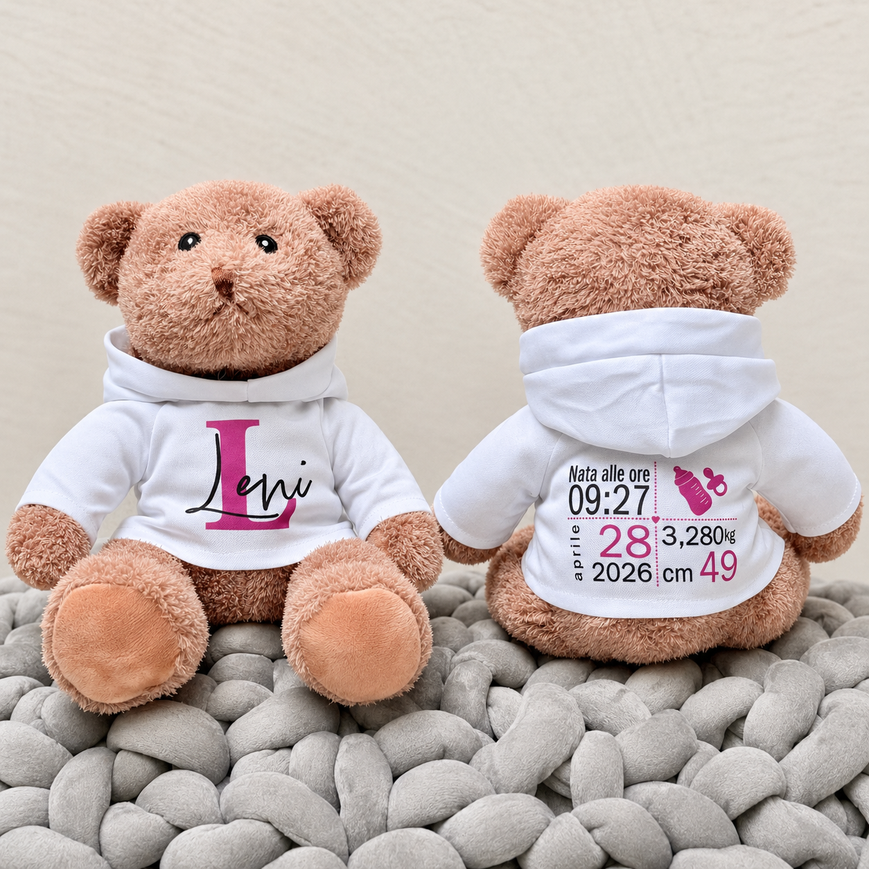 Orsetto Coco nascita CG CREATIONS Svizzera