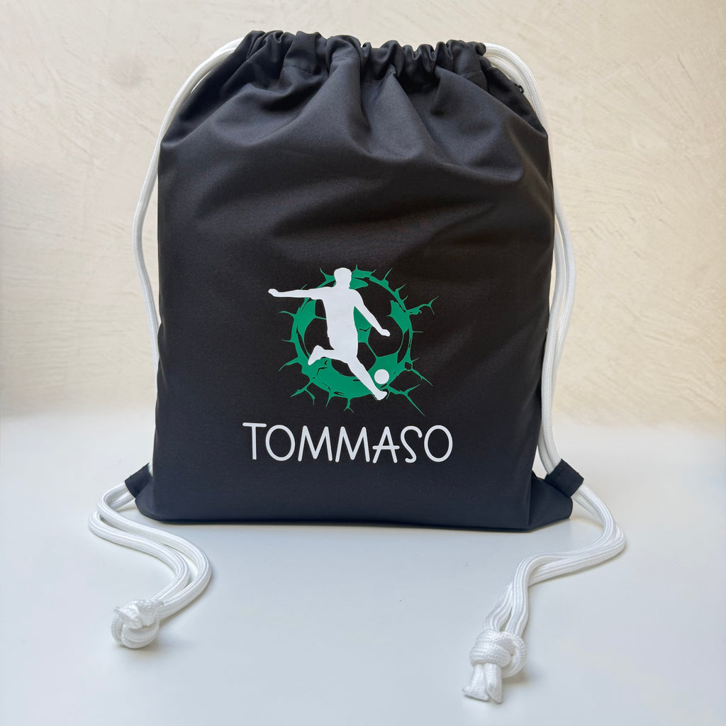 Sacca sport calcio verde personalizzabile CG CREATIONS Svizzera