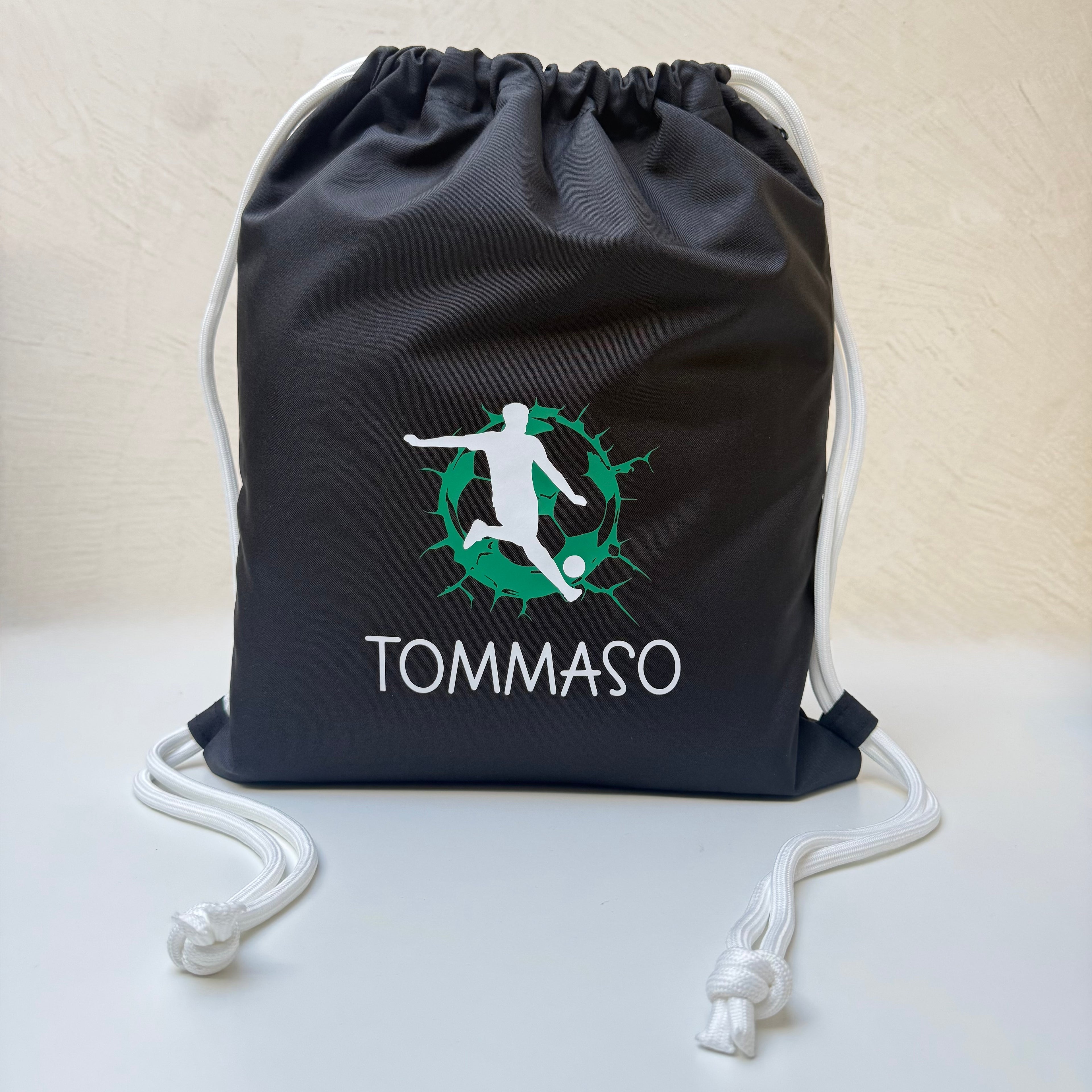 Sacca sport calcio verde personalizzabile CG CREATIONS Svizzera